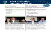 Bord na Gaeilge  BnaG - Nollaig-1.pdf · 20ENGLISH %20VER%202011%20clean.pdf Imeachtaí an tSeimeastar ‘Spraoi UCD’ 14 Samhain/ Academic Module