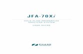 Phase Technology JFA-70Xi User JFA-70Xi COLD FLOW PROPERTIES ANALYZER SYSTEM USER GUIDE . ... the owner