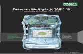 Detector Multigás ALTAIR® 5X - yorgos.com.bryorgos.com.br/wp-content/uploads/pdf/produtos/deteccao-de-gases... · detecção PID para VOC ... intercambiáveis, com eles pode-se