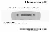 Quick Installation Guide - Honeywell · Quick Installation Guide 10 Follow the procedure below to personalize and ... nIdentificar el tipo de sistema 1. ... se usarán con el nuevo