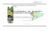 Localidades de Estudio: Proyectos de tesis - jbmperu.orgjbmperu.org/curso/aestudio.pdf · de las grandes regiones fisiográficas del País: Sierra, Selva Alta y Selva Baja, siendo