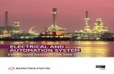 ELECTRICAL AND AUTOMATION SYSTEM - kontrolmatik.com · n PLC systems n Compact DCS systems n Advanced DCS systems n SCADA systems n Turbine control and protection systems Electric