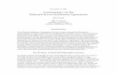 Commentary on the Klamath River Settlement .Commentary on the Klamath River Settlement Agreement