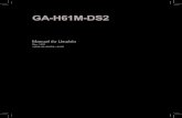 GA-H61M-DS2 - download.gigabyte.usdownload.gigabyte.us/FileList/Manual/mb_manual_ga-h61m-ds2_bp.pdf · BAT DDR3_1 DDR3_2 F_PANEL ... • Certifique-se de não deixar para trás parafusos