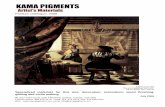 KAMA .KAMA PIGMENTS Artist's Materials Product catalogue, 2008 Johannes Vermeer The art of painting,
