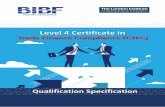 Qualification Specification · • Certificate for Documentary Credit Specialists (CDCS) • Certificate for Specialists in Demand Guarantees (CSDG) ... • Specimen paper; • Student