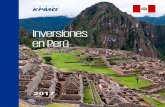 Inversiones en Perú - assets.kpmg · Inversiones en Perú es una de las publicaciones ... superficie tres regiones naturales de muy ... La costa peruana es una de las regiones más
