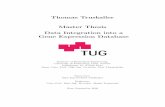 Thomas Truskaller Master Thesis Data Integration into a ...genome.tugraz.at/Theses/Truskaller2003.pdf · Thomas Truskaller Master Thesis Data Integration into a Gene Expression Database