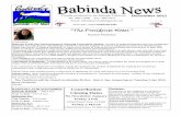 “The Presidents Notes “ - Babinda Information Centre...THE CD IS NOW AVAILABLE AT THE TASKFORCE $15 each. ENJOY ! Judi “Xmas in Babinda” shopper docket competition sponsored