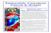 Immaculate Conception · The Baptism of the Lord Prayer Request Line 645-6275 ext. 101 January 13, 2019 Office Phone (931) 645-6275 ...