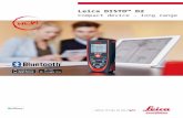 Flyer 2seitig - Leica Geosystems  · Web viewiOS, Android. Data interface* Bluetooth® Smart. Battery life time** up to 10‘000 measurements, up to 20h of operation. ... Flyer 2seitig