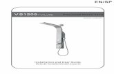 V 1S 205 Easy Install Shower Panel - costco.com · • (Alt.) 38.38 pulg. x (Anch.) 5.5 pulg. x (P) 2.56 pulg. • Manguera de ducha teléfono: 59.05 pulg. ... • Panel de una pieza