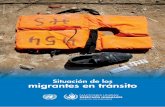 Situación de los migrantes en tránsito - ohchr.org · o no deseen obtenerla. Las migrantes en tránsito suelen sufrir unas formas de discriminación y abuso basadas específicamente