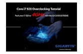 Core i7 920 Overclocking Tutorial 4GHz - TweakTown i7 920 oc 4G 2008.12.12... · 4GHz overclock . If your heat sink right Basic understanding the performance & temperature of core
