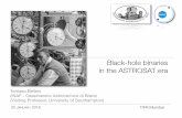 Black-hole binaries in the ASTROSAT eratifrjet/presentations/Belloni_Mumbai.pdf · Black-hole binaries in the ASTROSAT era Tomaso Belloni (INAF - Osservatorio Astronomico di Brera)