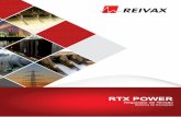 Folder A4 - RTX POWER G2 - 2018 - rev01 - reivax.com§ão... · Tiristor IGBT (Hz) Disparo 0 20 60 500 Interface de Sincronismo de Tempo Hidrelétricas Nucleares ... Sistema de resfriamento