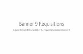 Banner 9 Requisitions - web.iit.edu · already in Banner, I will need to proceed with the New ... Last Name: Dell% Last Name Dell Dell Dell Marketing LP Dell Marketing LP Dellavia
