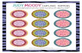 JUDYMOODY CUPCAKE TOPPERS · JUDYMOODY CUPCAKE TOPPERS Cut out the designs below and then tape a toothpick to the back of each. Then stick a toothpick with the RARE! design into each