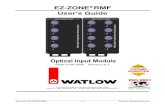 EZ-ZONE RMF - Watlow Semidownloads.watlowsemi.com/RMF/RMF Users Manual A1.pdf · WATLOW® EZ-ZONE® RMF - 4 - OPTICAL SENSING MODULE 3 OVERVIEW The RMF allows the integration of RF-Immune