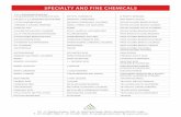 specialty + fine chemicals - S.Amit · pharma - speciality fine chemicals & ( +/- ) diisopinocampheyl chloroborane in hexanes 60-65% 1 3 difluorobenzene 1 bromo 3 chloro propane 2