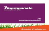 Targeted Feral Grass Control - granularproducts.com · Flupropanate was identified as a key active ingredient in the fight against invasive grasses decades ago. It is still used today