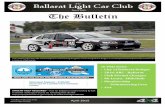 The Bulletin - BLCC · The Bulletin 1 The Official Publication of the April 2015 allarat Light ar lub In This Issue City of Ballarat Budget 2016 ARC -Ballarat Club Permit Changes
