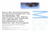 Uso de ferramentas ecotoxicológicas na · Faculdade de Ciências da Universidade do Porto ... Fernão Capelo Gaivota, cujo livro é de mesmo nome, ... RESUMO A água, embora ...