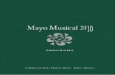 Programa MM 2010 para pdf - mayomusical.es filePROGRAMA ENSEMBLE 415 CHIARA BANCHINI “L’Estro Armonico” 1 de Mayo • Sábado HIPPOCAMPUS Johann Sebastian Bach(1685-1750) Cantatas