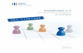 Investment and Investment Finance in Europe 2015 - Key findings · Investment and Investment Finance in Europe 2015. KEY FINDINGS European Investment Bank Investment and Investment