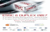 ESSC & DUPLEX 2017 - metallurgia-italiana.net · 1st - Venice, Italy (2000) 2nd - Grado, Italy (2007) 3rd - Beaune, France (2010) 4th - Graz ... Chairman of the ESSC & DUPLEX 2017