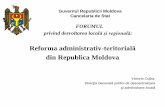 Reforma administrativ-teritorială din Republica Moldova · • Situația actuală în sistemul administrației publice locale impune noi ... - Inginer cadastral; - Contabil. Capacitate