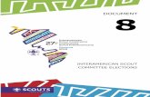 INTERAMERICAN SCOUT COMMITTEE ELECTIONSiarconference2018.org/docs/Doc08-EN_ISC_Elections.pdf · Document 8 – Interamerican Scout Committee Elections 27th Interamerican Scout Conference