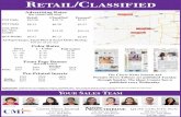 Retail/Classified - Clovis News Journal · Retail Classified Personal* $10.80 $8.33 $15.00 $6.67 $5.97 $5.97 $10.54 $4.84 $10.75 $8.28 $14.94 $6.13 Pre-Printed Inserts CNJ Daily PNT