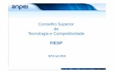 Conselho Superior de Tecnologia e Competitividade FIESPaz545403.vo.msecnd.net/uploads/2013/01/contec_carlos_calmanovici... · ANPEI é uma Associação de direito privado sem fins