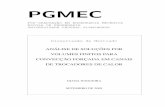 PGMEC · Simulações computacionais têm um papel importante no projeto de trocadores de calor e o estudo da convecção forçada em canais tem uma série de aplicações tanto em