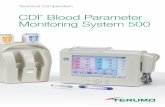 CDI Blood Parameter Monitoring System 500 Compendium I CD ® Blood Parameter Monitoring System 500 CDI® Blood Parameter Monitoring System 500 System Overview The CDI System 500 consists