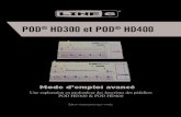 POD HD300 et POD - jp.line6.com .Presets («Logiciel POD HD Edit» en page 2â€¢7), puis suivez ces