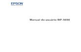 Manual do usuário Rede Wi-Fi ou com fio 41 Configuração do modo de infraestrutura Wi-Fi 41 Como selecionar as configurações ...