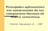 Holmer Savastano Jr. - USP - personales.upv.espersonales.upv.es/~vamigo/Holmer/07-aplicaciones constructivas... · Teste de permeabilidade. ... Tensão máxima de tração para carga