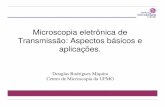 Microscopia eletrônica de Transmissão: Aspectos básicos e ... · 13 II Encontro da Rede Mineira de Química - UFSJ - Maio de 2012 Para um microscópio óptico ... Microsoft PowerPoint