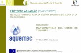 PROYECTO AQUAMAC (MAC/2.3/C58)aquamac.itccanarias.org/aquamac2003/documentos/mannorte.pdf · mancomunidad del norte de tenerife – secciÓn de programas europeos. proyecto aquamac: