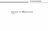 User’s Manual - GfK Etilize · xii User’s Manual TOSHIBA L20 Series ... Um einen direkten Kontakt mit dem ... som advarer imod at foretage sådanne indgreb i