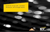 CFO First 100 Days Program · 2 CFO First 100 Days Program About EY’s CFO Program Globally, EY has invested in a CFO program to provide insight and guidance to CFOs and future finance