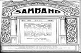 'Samband' June 1911 NO 38.pdf · merksonhed paa wort store lager af instru-menter, da det vil interessere enhver musik-elskende. Skriv efter vor katalog og nmvn hvad ... Brev fra