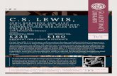 C.S. LEWIS, - gladstoneslibrary.org 2019... · C.S. LEWIS, DISCOUNT FOR CLERGY & STUDENTS with Michael Christensen On 11th May 1959, C. S. Lewis gave a talk on modern theology and