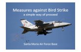 Measures against Bird Strike WP07.pdf · Measures against Bird Strike a simple way of proceed Santa Maria Air Force Base