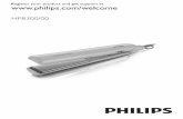 Freek Bosgraaf - Philips · 7 Slide the straightener down the length of the hair in a few seconds, from root to hair end, without stopping to prevent overheating (Fig. 6). ... alisadoras