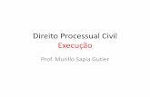 Direito Processual Civil Execução - murillogutier.com.brmurillogutier.com.br/wp-content/uploads/2010/10/MSG-BENS... · Bens absolutamente impenhoráveis ... •IX - os recursos