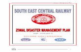 DMP - JANUARY'11 - South East Central Railway zone · DMP - JANUARY'11 . Disaster Management Plan - 2 - Disaster Management Plan ... line of actions to be initiated well in advance
