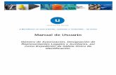Manual de Usuario - ventanillaunica.gob.mx · componentes que el Usuario puede emplear para su comodidad y fácil navegación: Listas desplegables (combos) Controles de selección